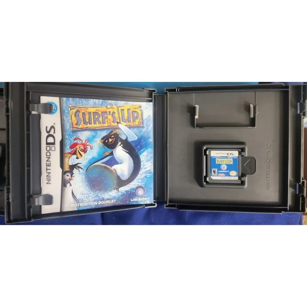 2DS Console with [8] 2DS games, Box, and Plastic Case, Everything Works